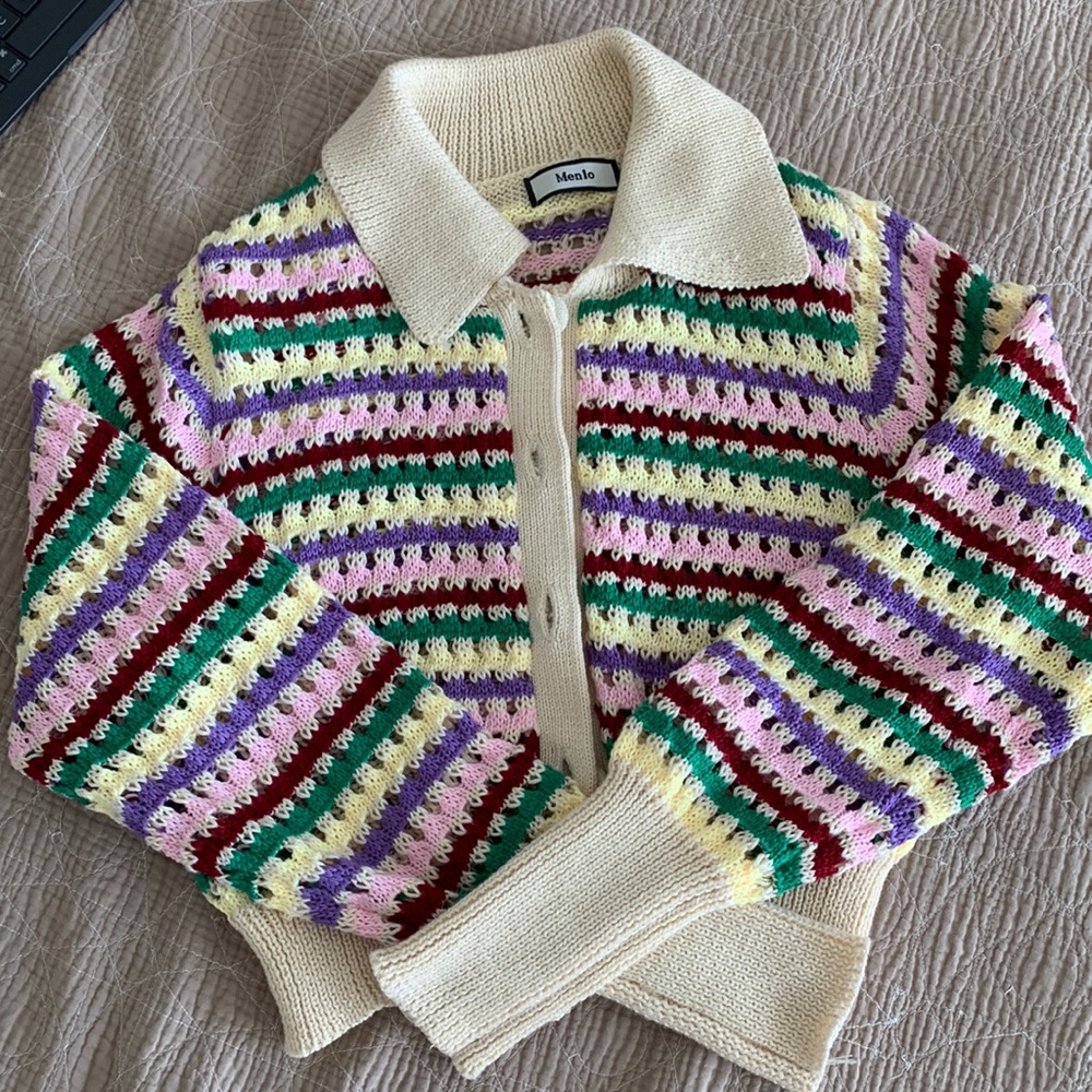 Knitted Striped Sweater